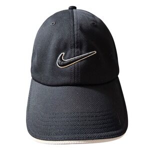 Nike Golf Dri-Fit Mesh Performance Baseball Hat Black OSFM